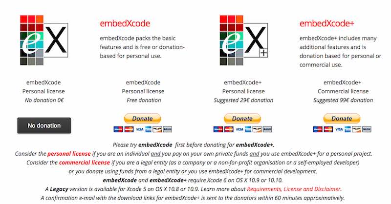 download embedXcode